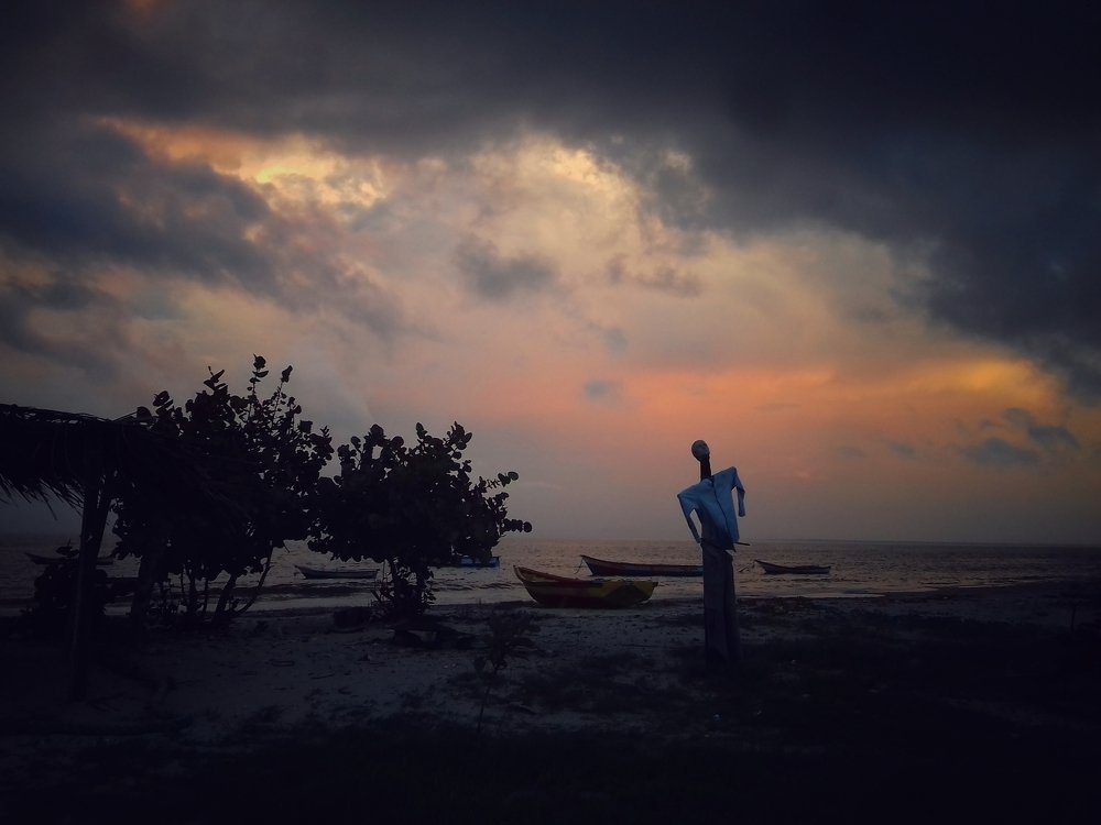 El espantapájaros marino...