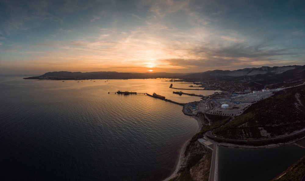 Закат над Новороссийском