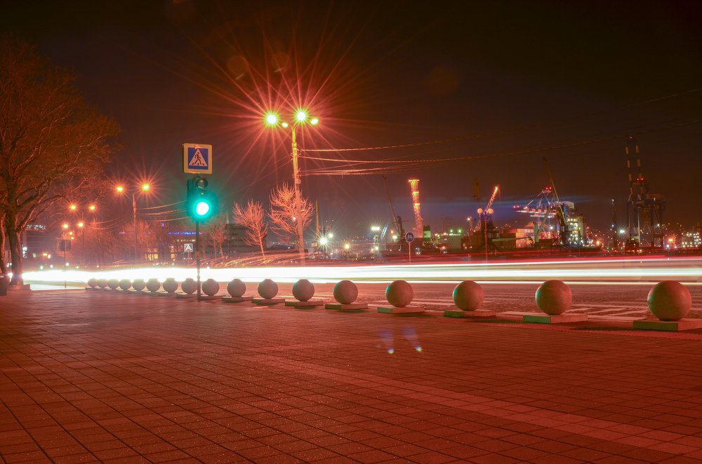 Ночной Новороссийск