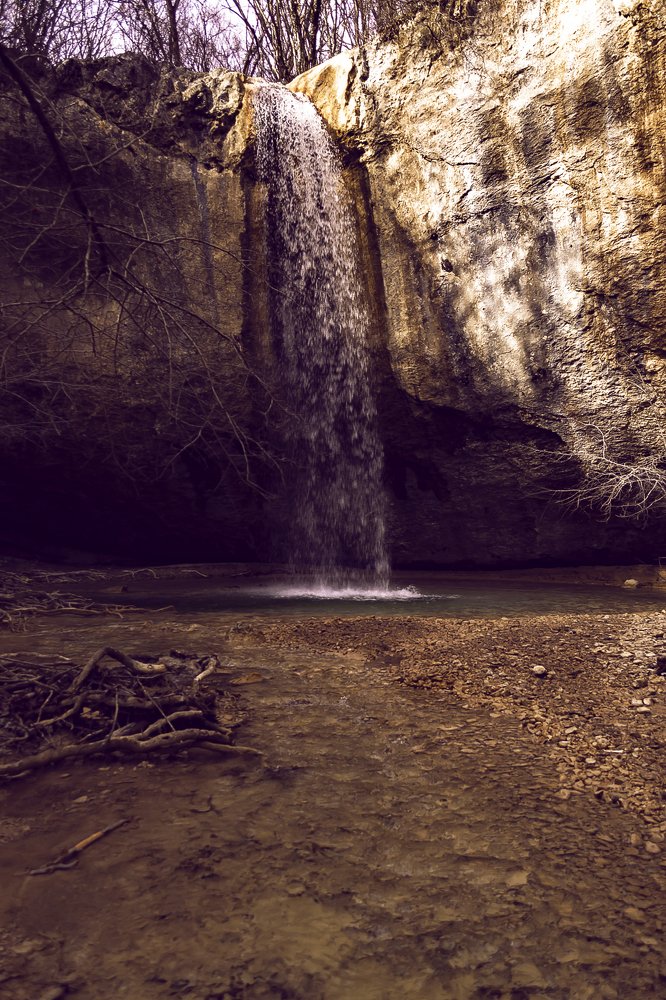 Крым. Водопад Козырек. январь 2019