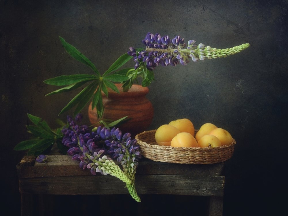 с люпином...