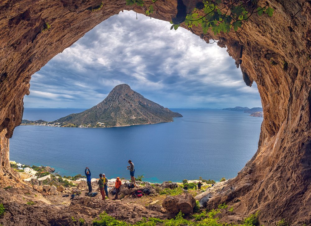 Kalymnos caves, Grece