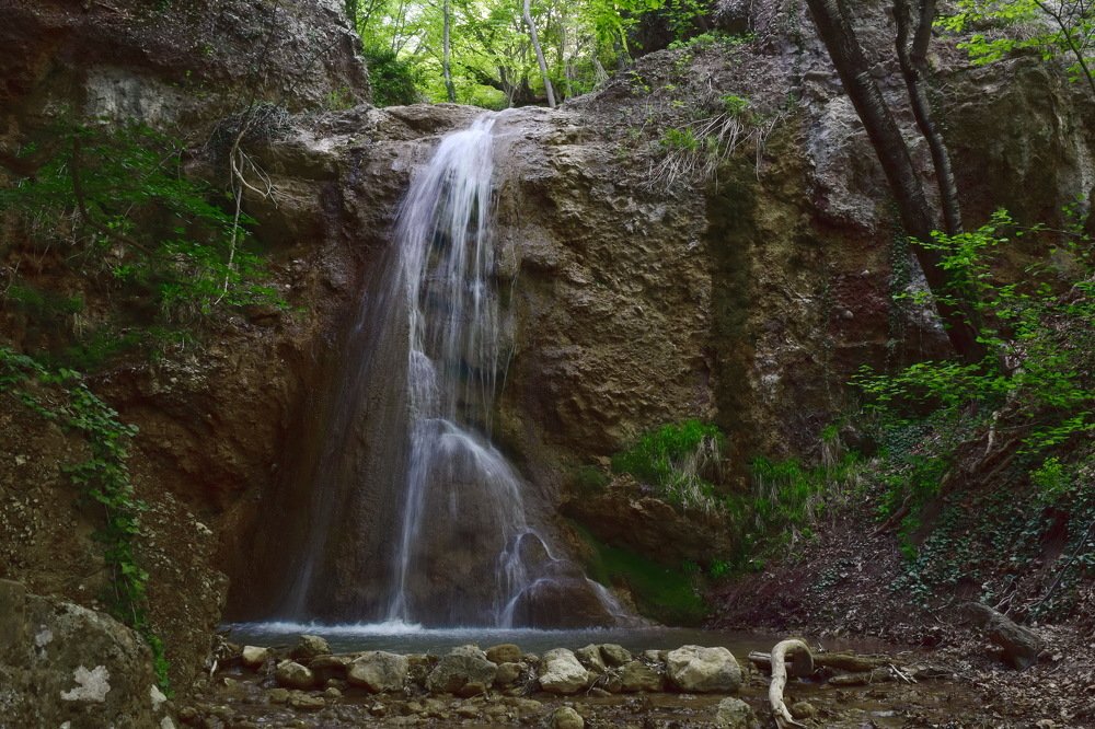Водопад на речке Ускут