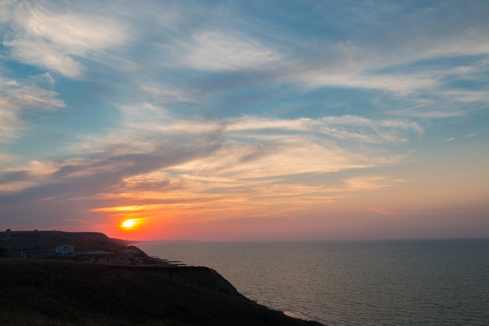 закат в поселке За Родину