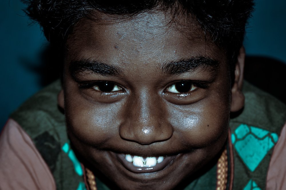 Smiling Boy on mood.
