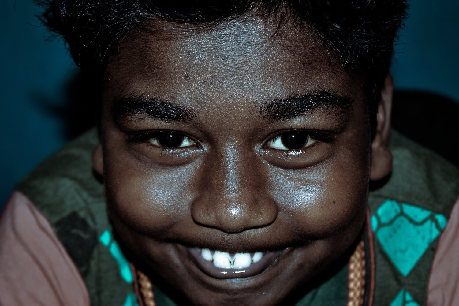 Smiling Boy on mood.