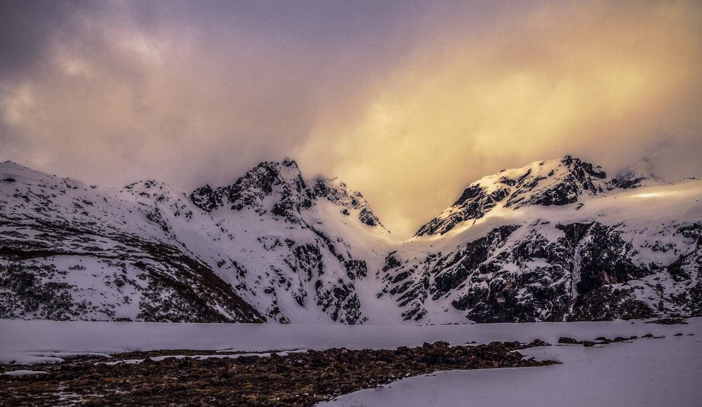 The mountain of border