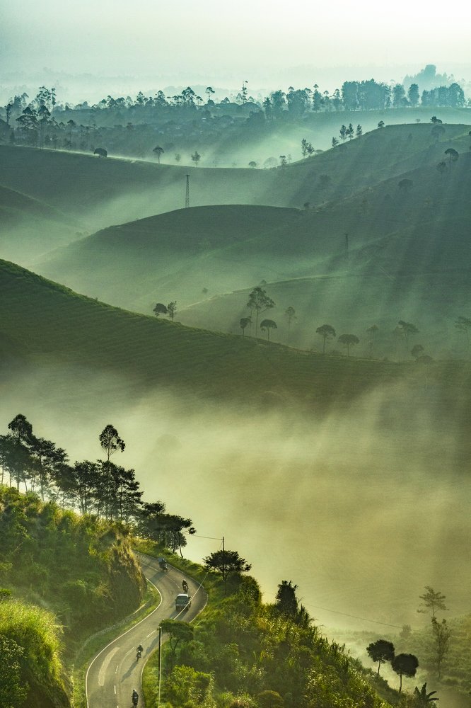 sunrise moment from Bandung Indonesia