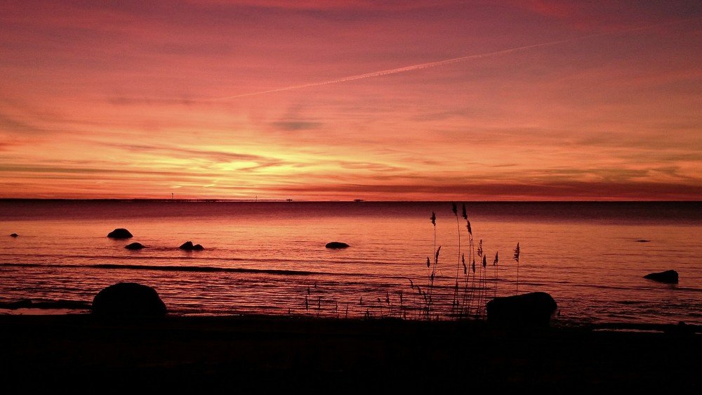 Огненный закат