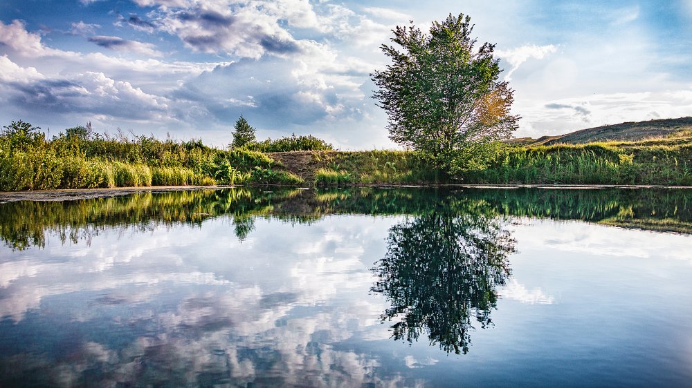 Рассвет на озере
