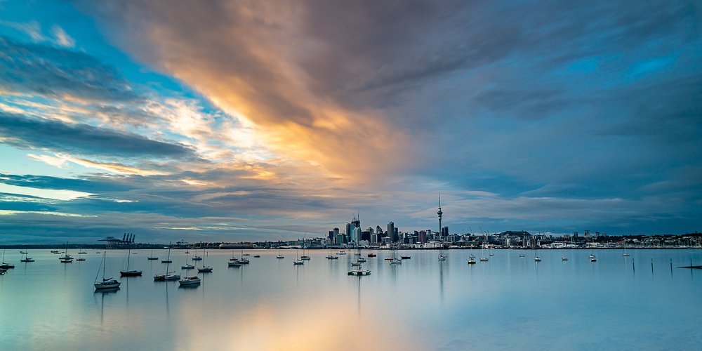 Sunrise at Auckland