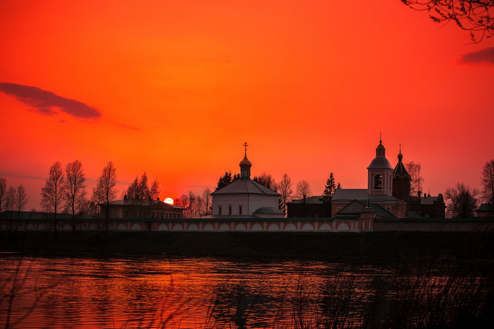 Закат над Мстой