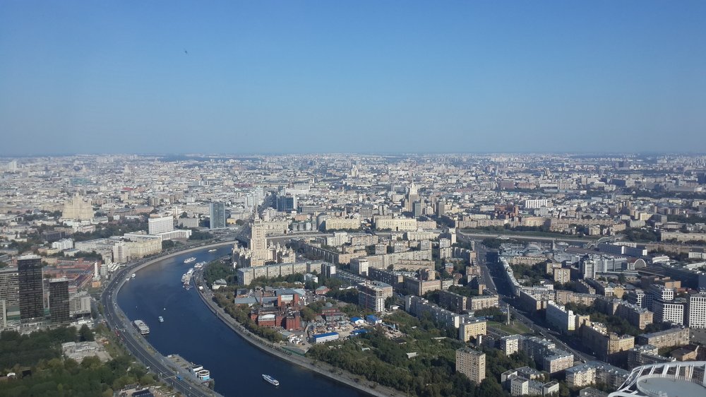 Москва с птичьего полета