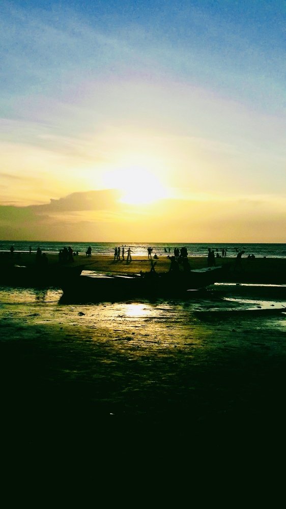 Beautiful sunset in Jericoacoara