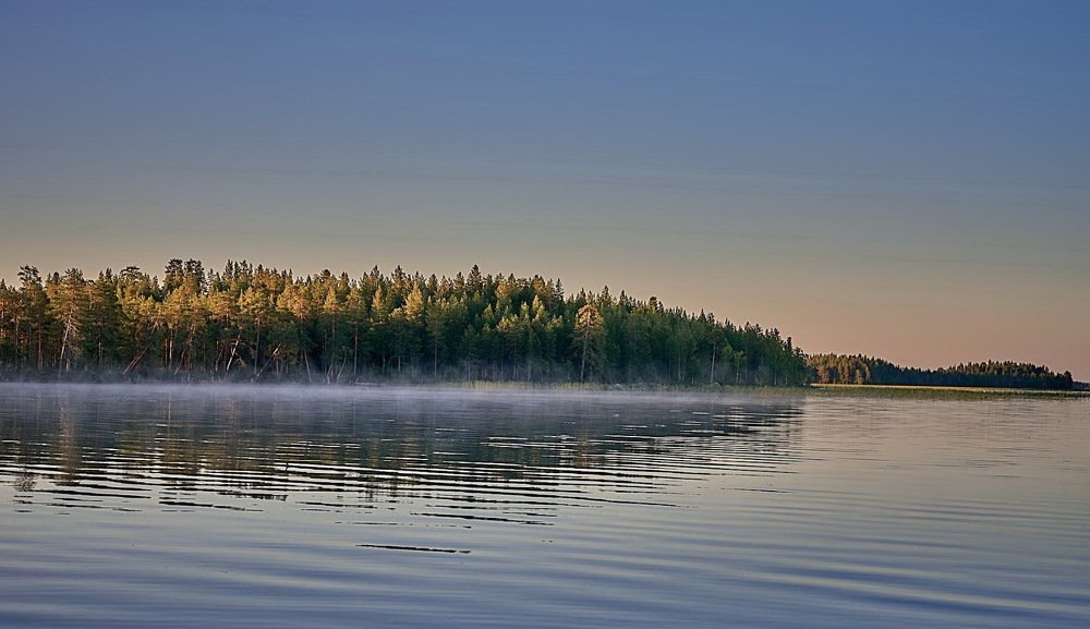 Озеро Компаковское. Утро ... туман ...