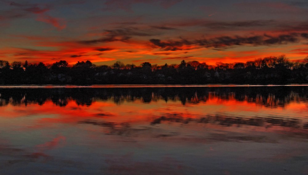 Ноябрь, закат