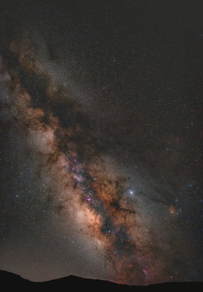 Milky Way over California