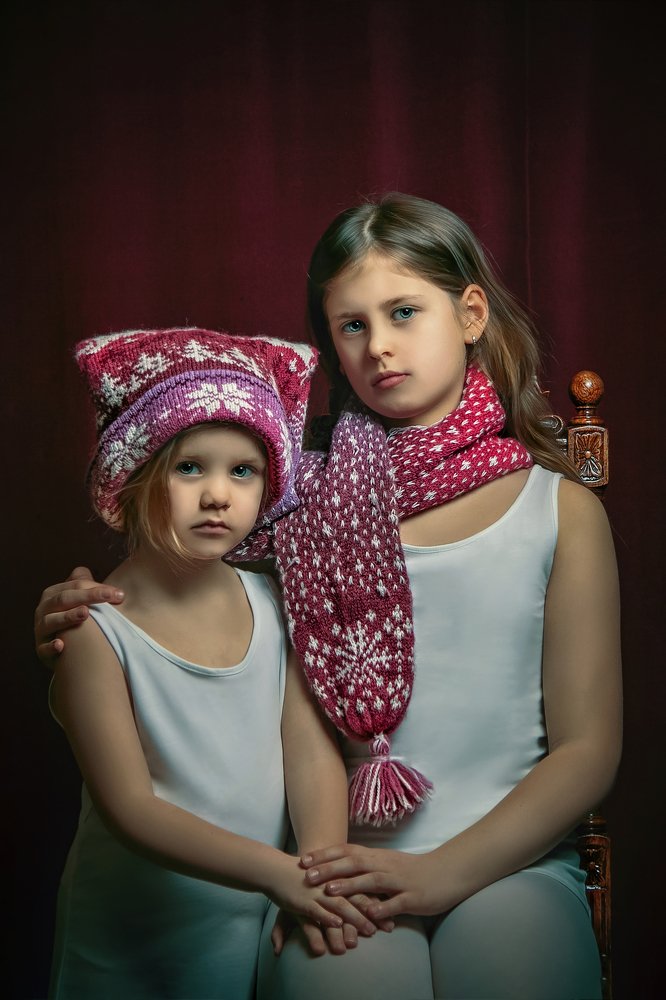 Бабуля, мы одели шапку.