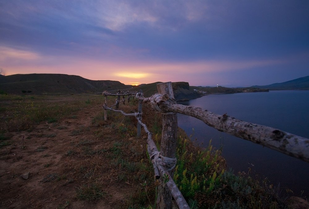 Рассвет в мотокемпинге в Крыму - 2