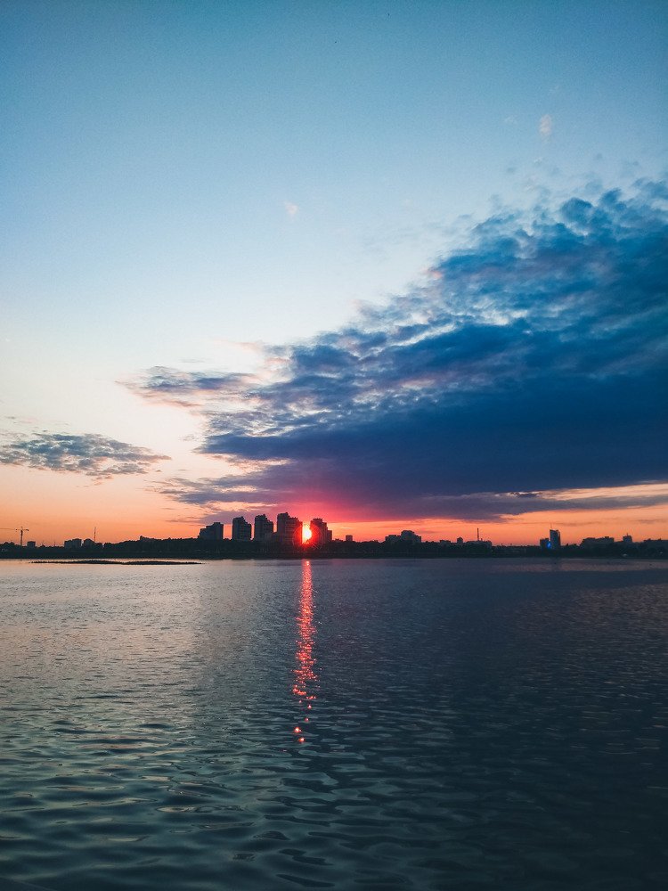 Закат в центре Казани