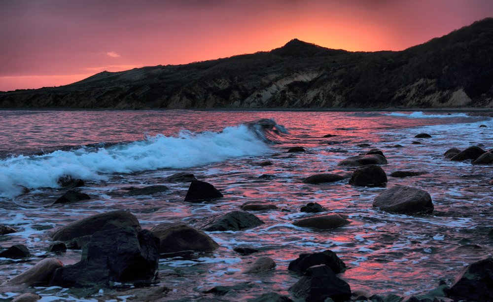 Вечер на острове Рикорда.