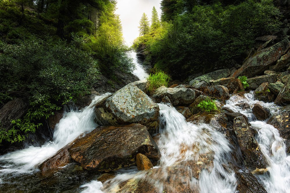 Водопад посетительский