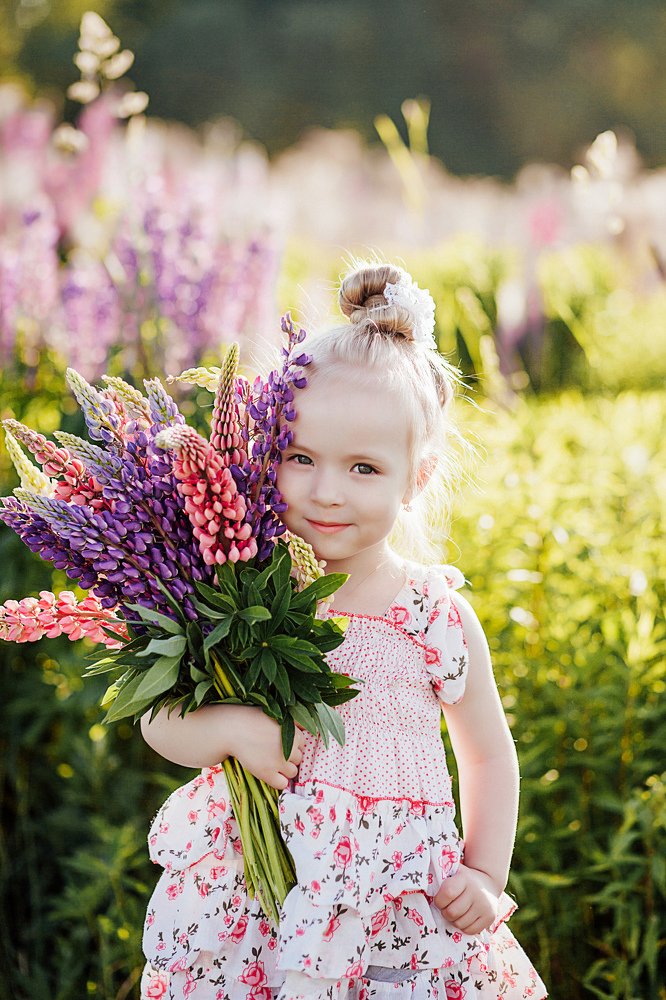 Портрет с Люпинами