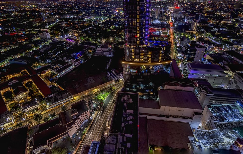 Night views from rooftop