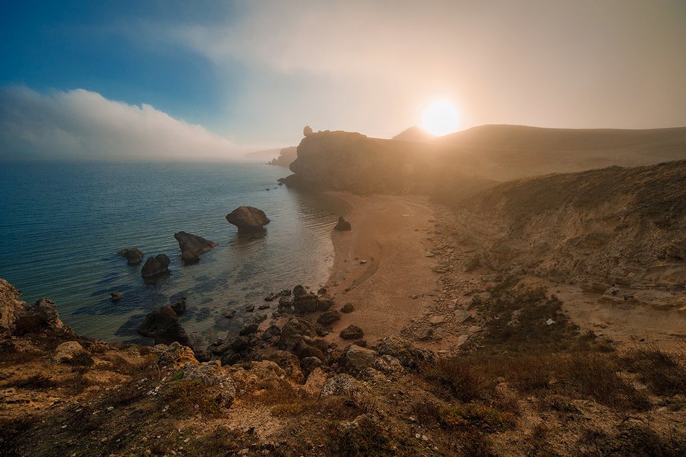 На Генеральских пляжах.