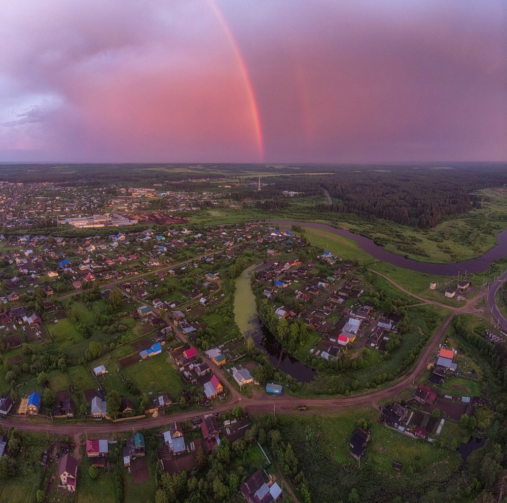 Вечерняя радуга