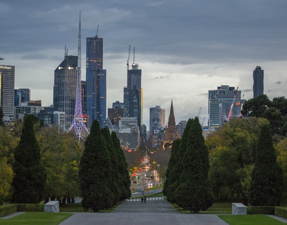 The skyscraper of melbourne