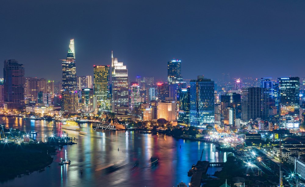 buildings on the river