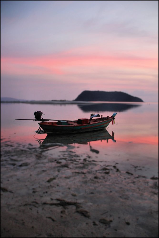 Закат в розовом