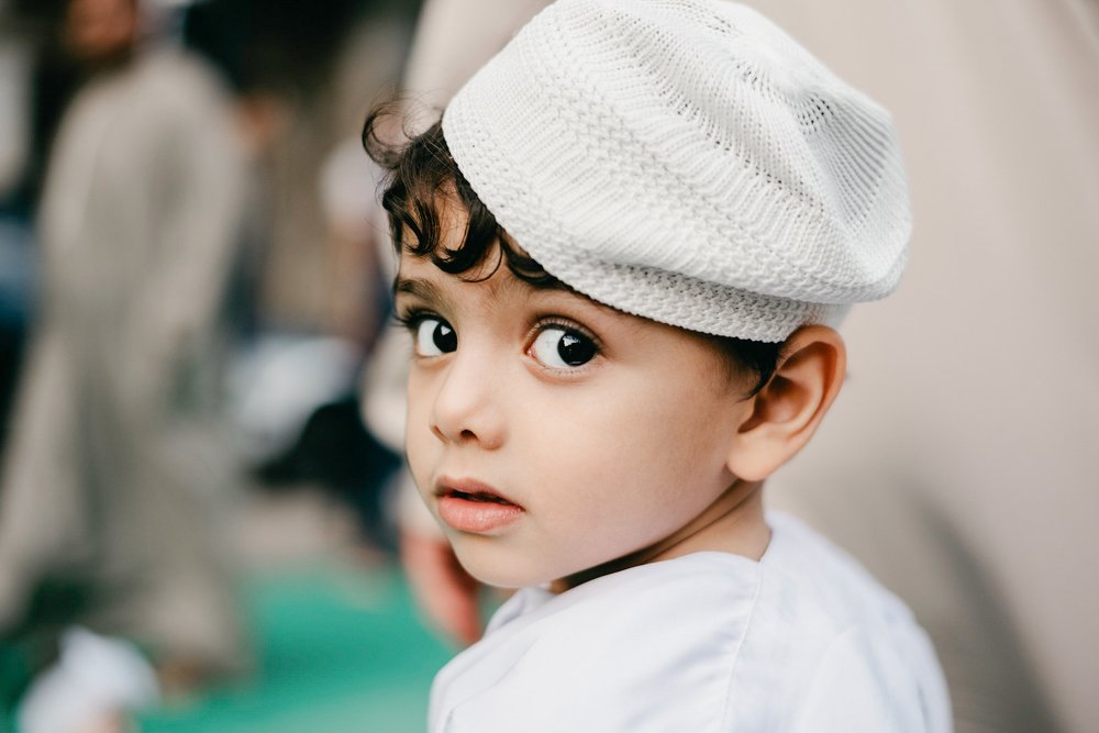 Portrait in Eid prayers