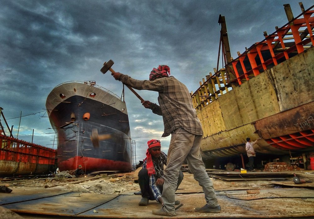 Shipyard worker