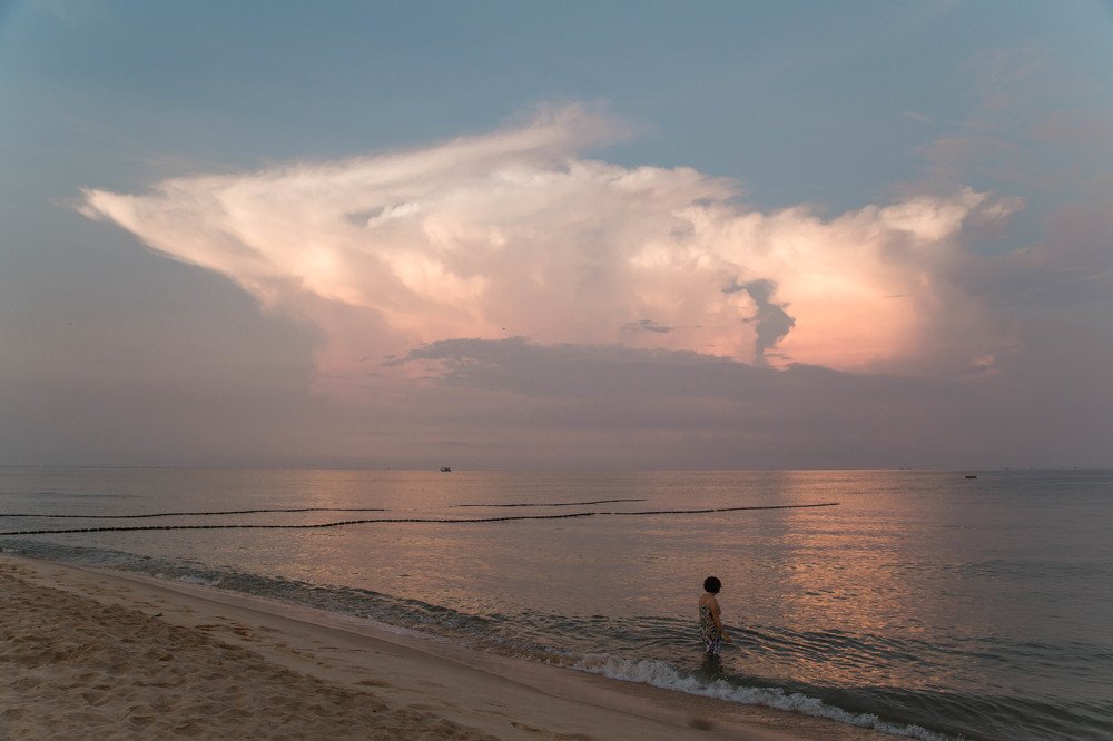 sunrise on the island