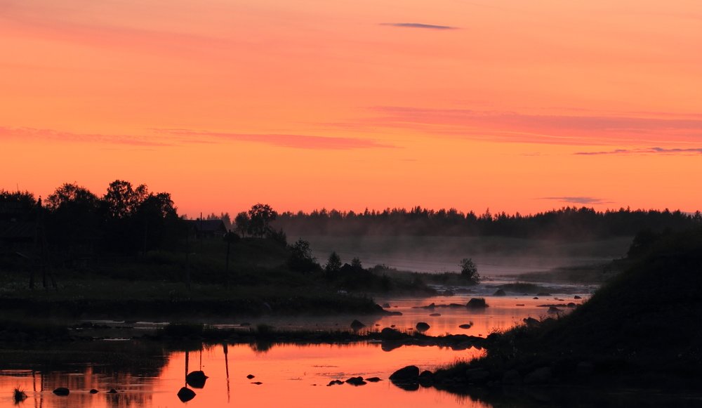 Закат на северной Шуе