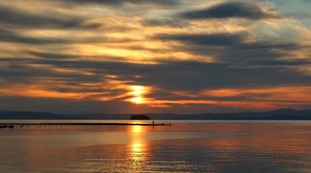 Заход золнца над Уссурийским заливом