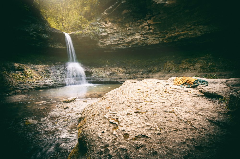 The Saharna's waterfall