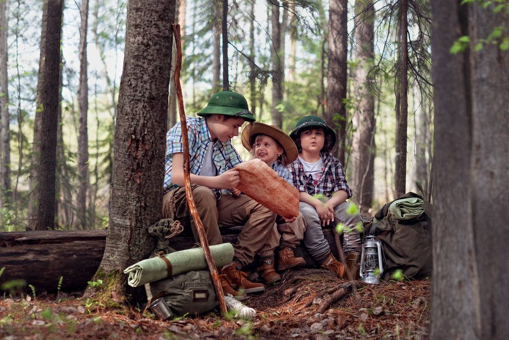 Настоящие туристы.