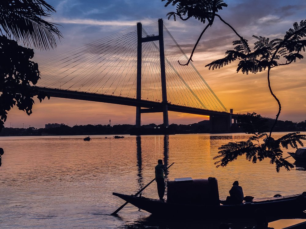 Sunset by the Riverside