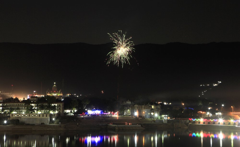Firecrackers at Night