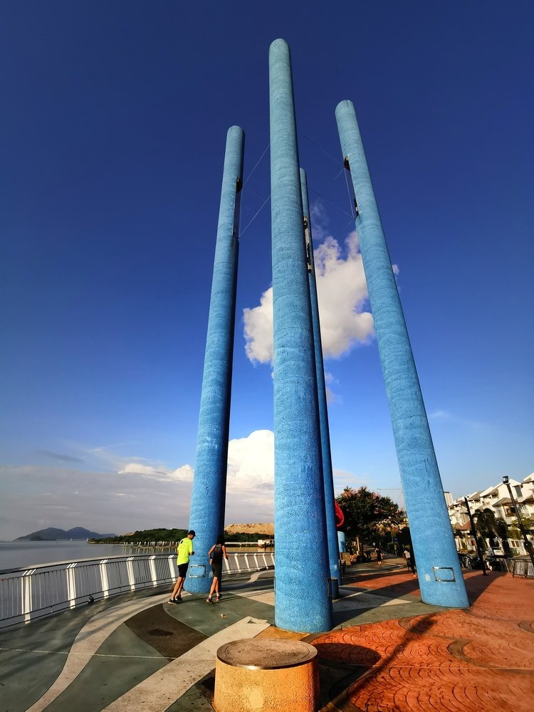 Pillars of Blue Sky