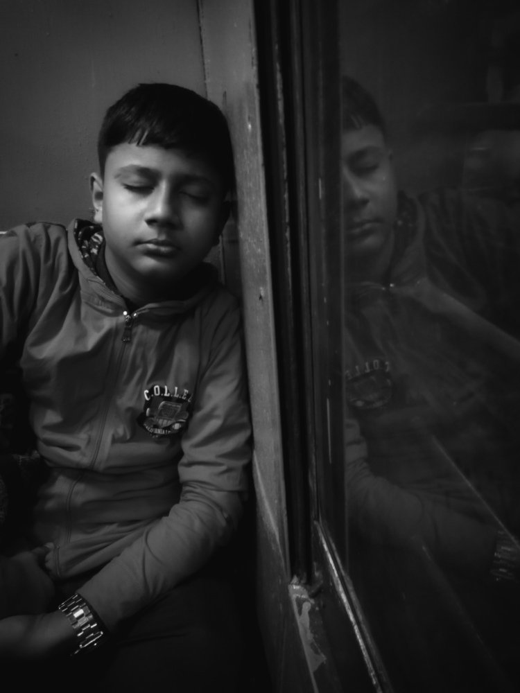 || The Boy Sleeping On The Train ||