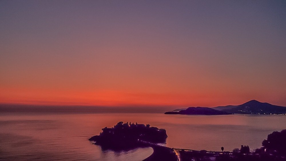 Sunset in Montenegro