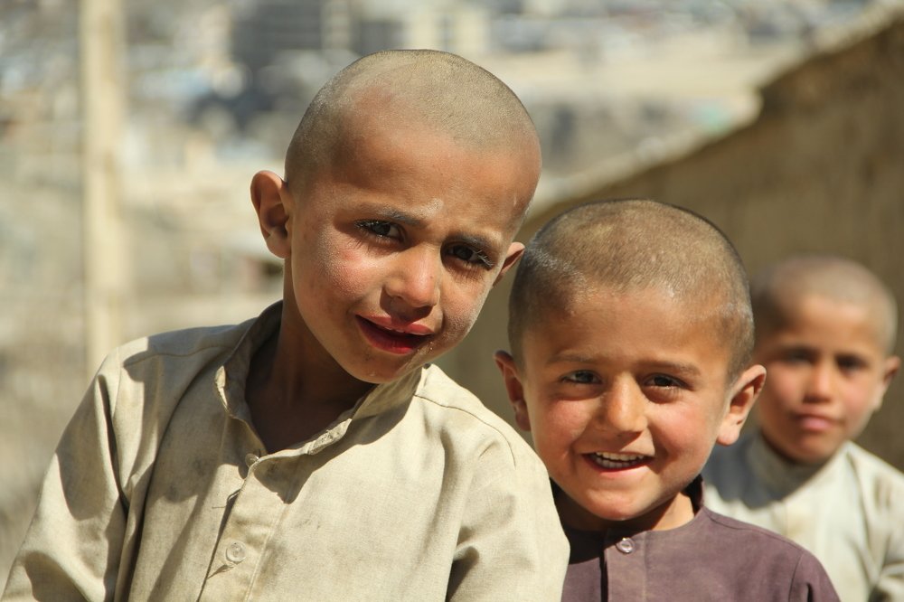 Poor but Happy children of Afghanistan