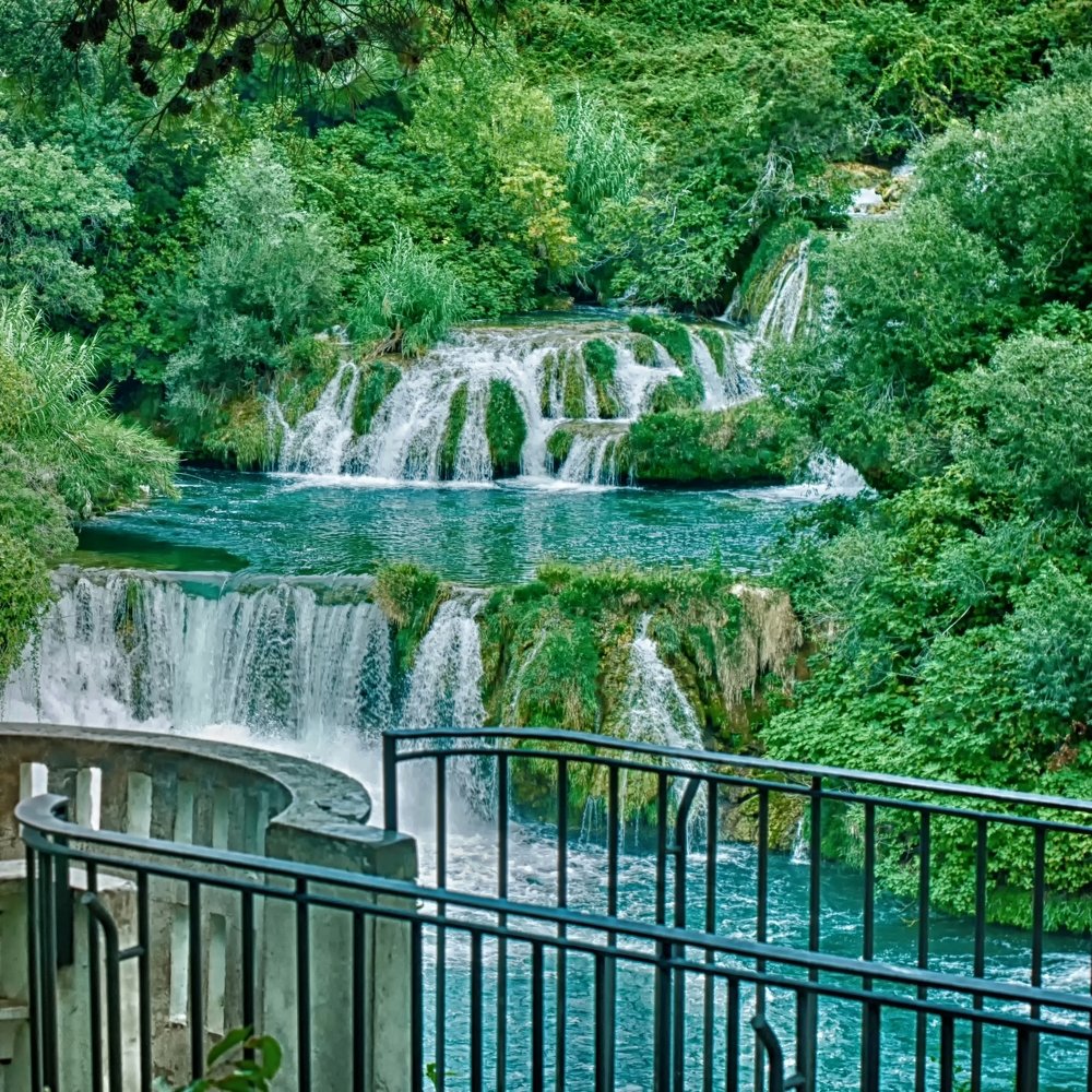 KRKA Croatia waterfalls