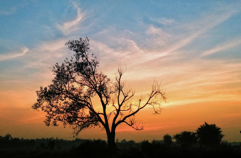 colourful sunset