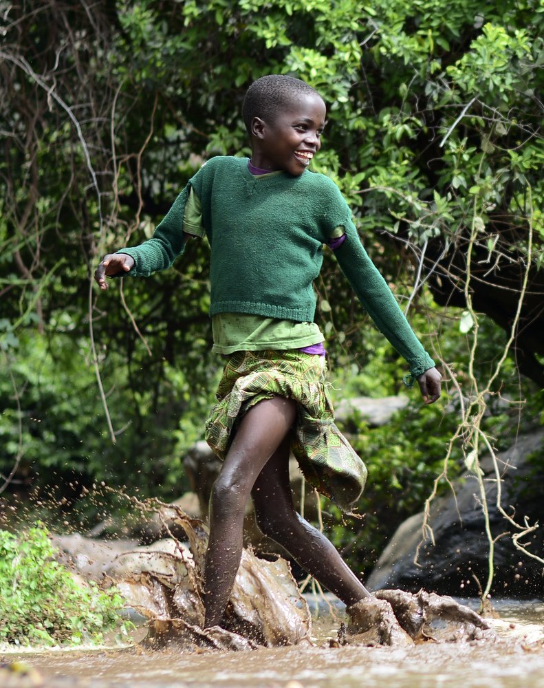 A girl in West Pokot