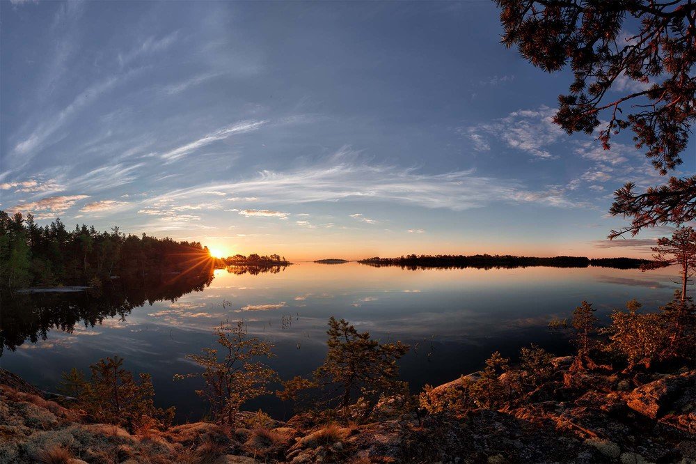 На рассвете...